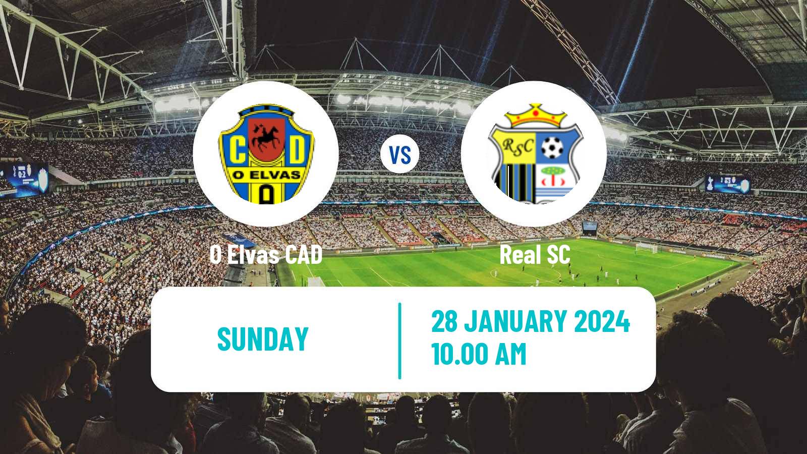 Soccer Campeonato de Portugal - Group D Elvas - Real SC