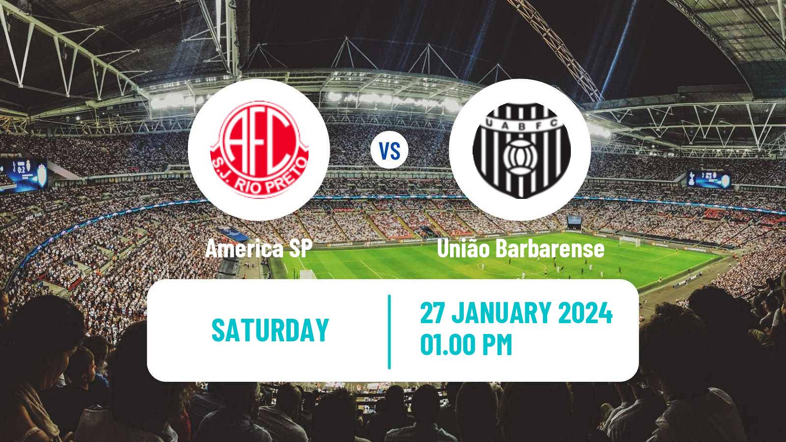 Soccer Brazilian Campeonato Paulista A4 America SP - União Barbarense