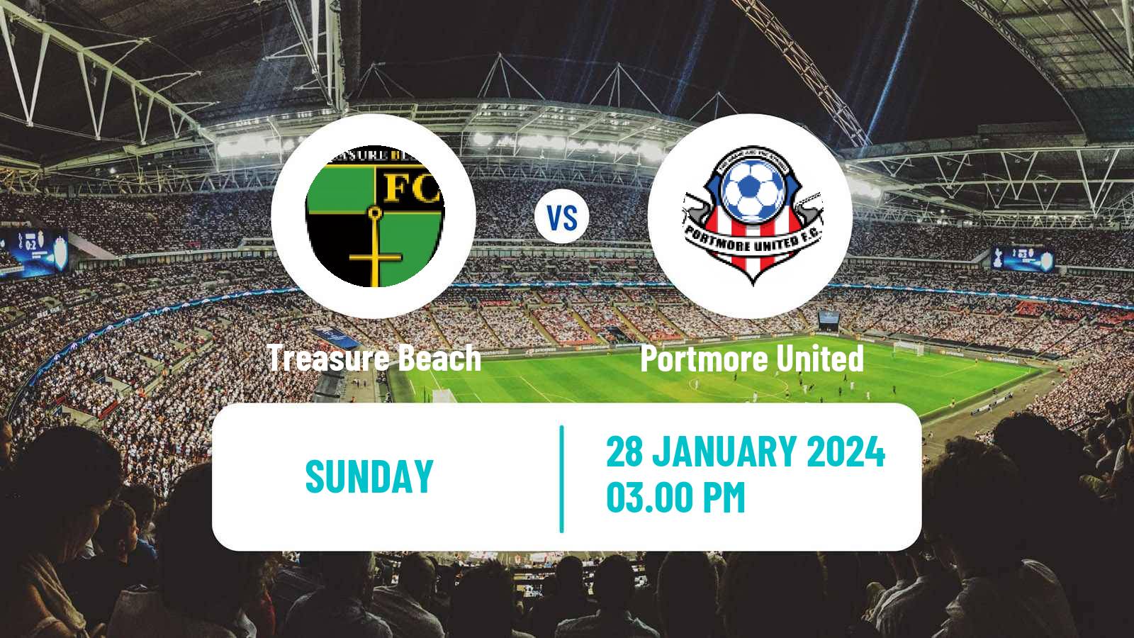 Soccer Jamaica National Premier League Treasure Beach - Portmore United