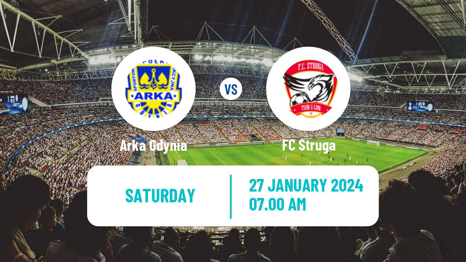 Soccer Club Friendly Arka Gdynia - Struga