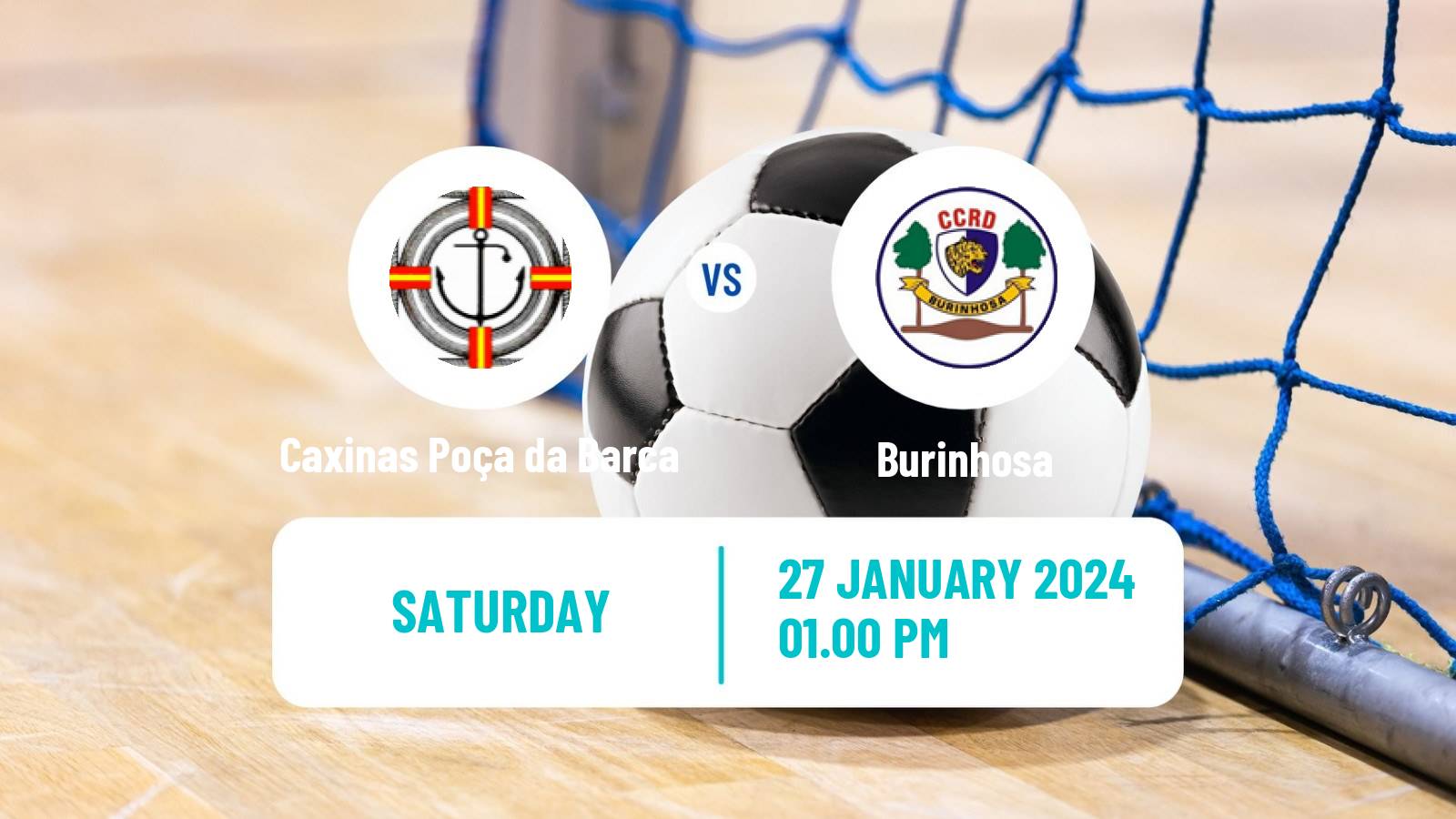 Futsal Taca de Portugal Futsal Caxinas Poça da Barca - Burinhosa