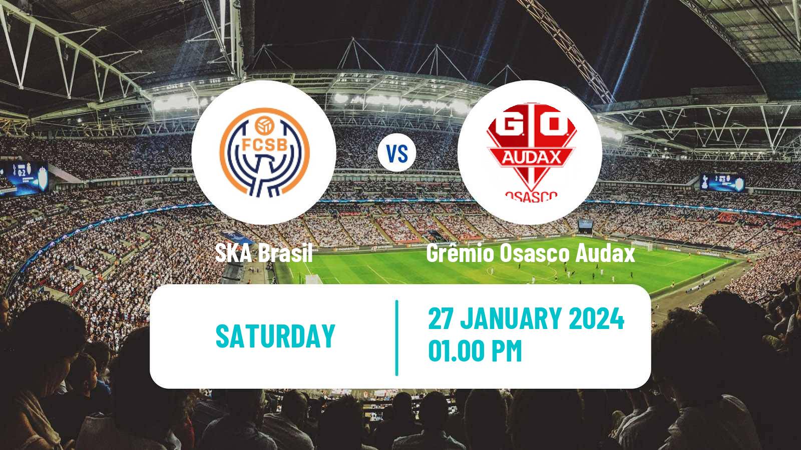 Soccer Brazilian Campeonato Paulista A4 SKA Brasil - Grêmio Osasco Audax