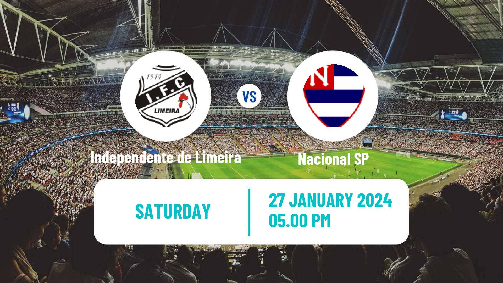 Soccer Brazilian Campeonato Paulista A4 Independente de Limeira - Nacional SP