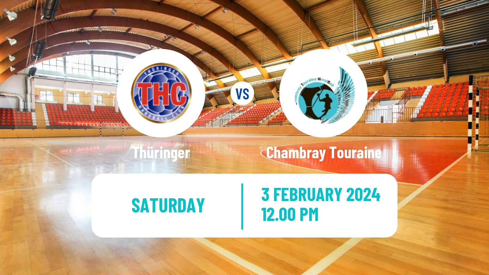 Handball EHF European League Women Thüringer - Chambray Touraine