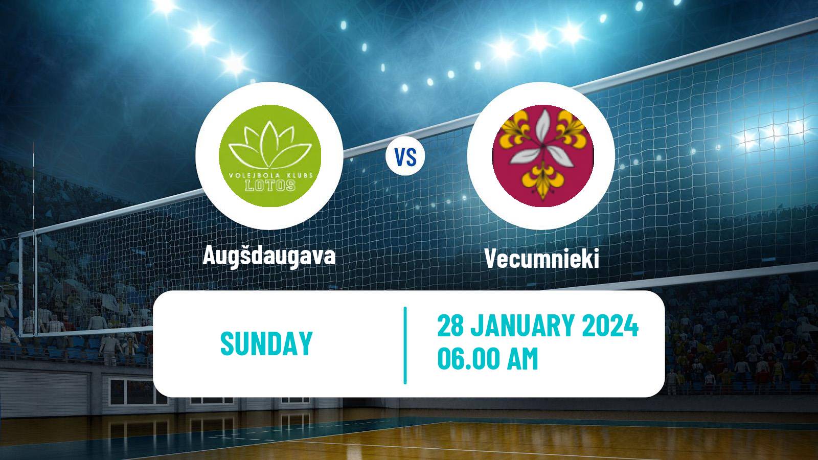 Volleyball Latvian Nacionala Liga Volleyball Augšdaugava - Vecumnieki