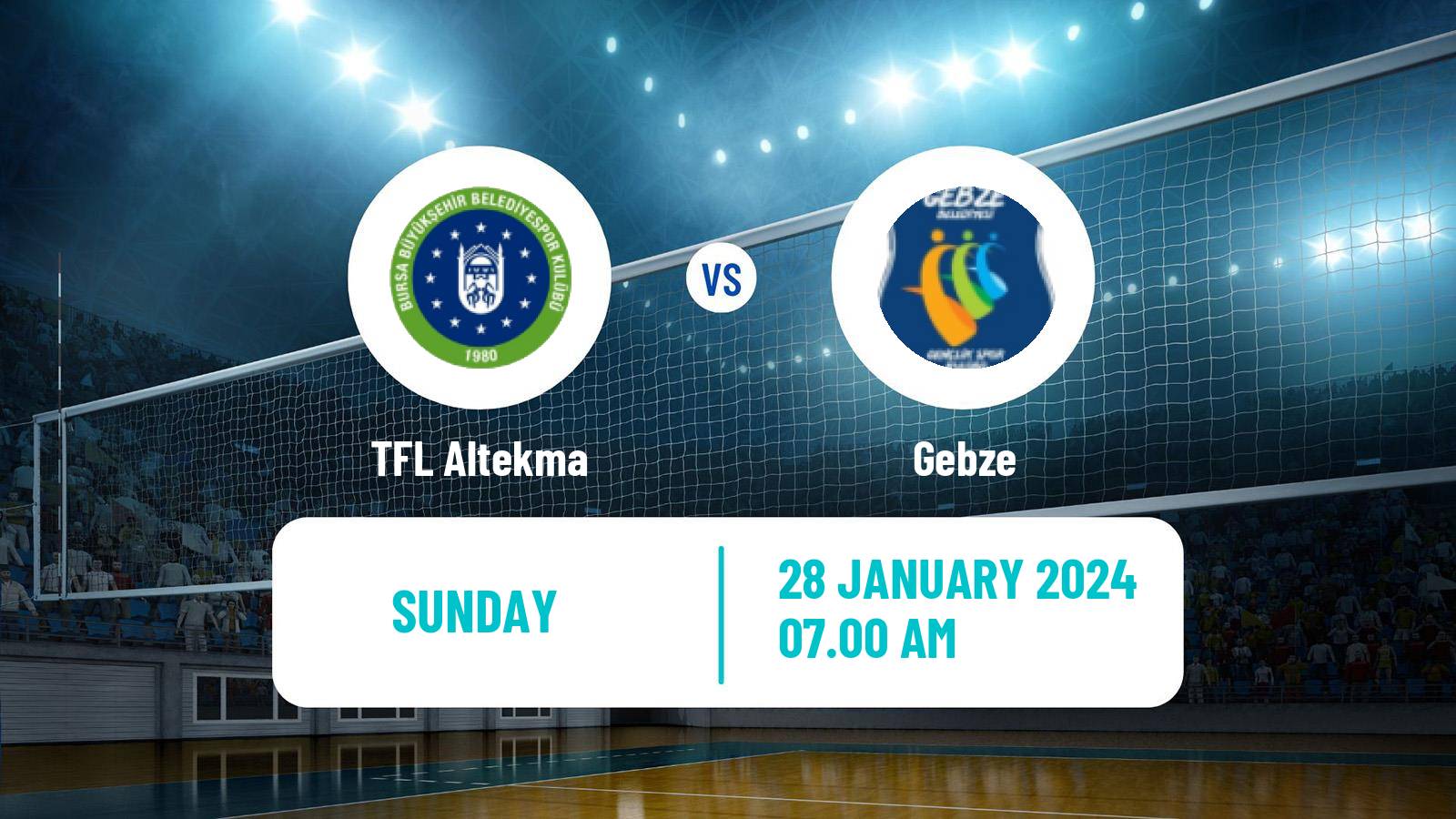 Volleyball Turkish 1 Ligi Volleyball TFL Altekma - Gebze