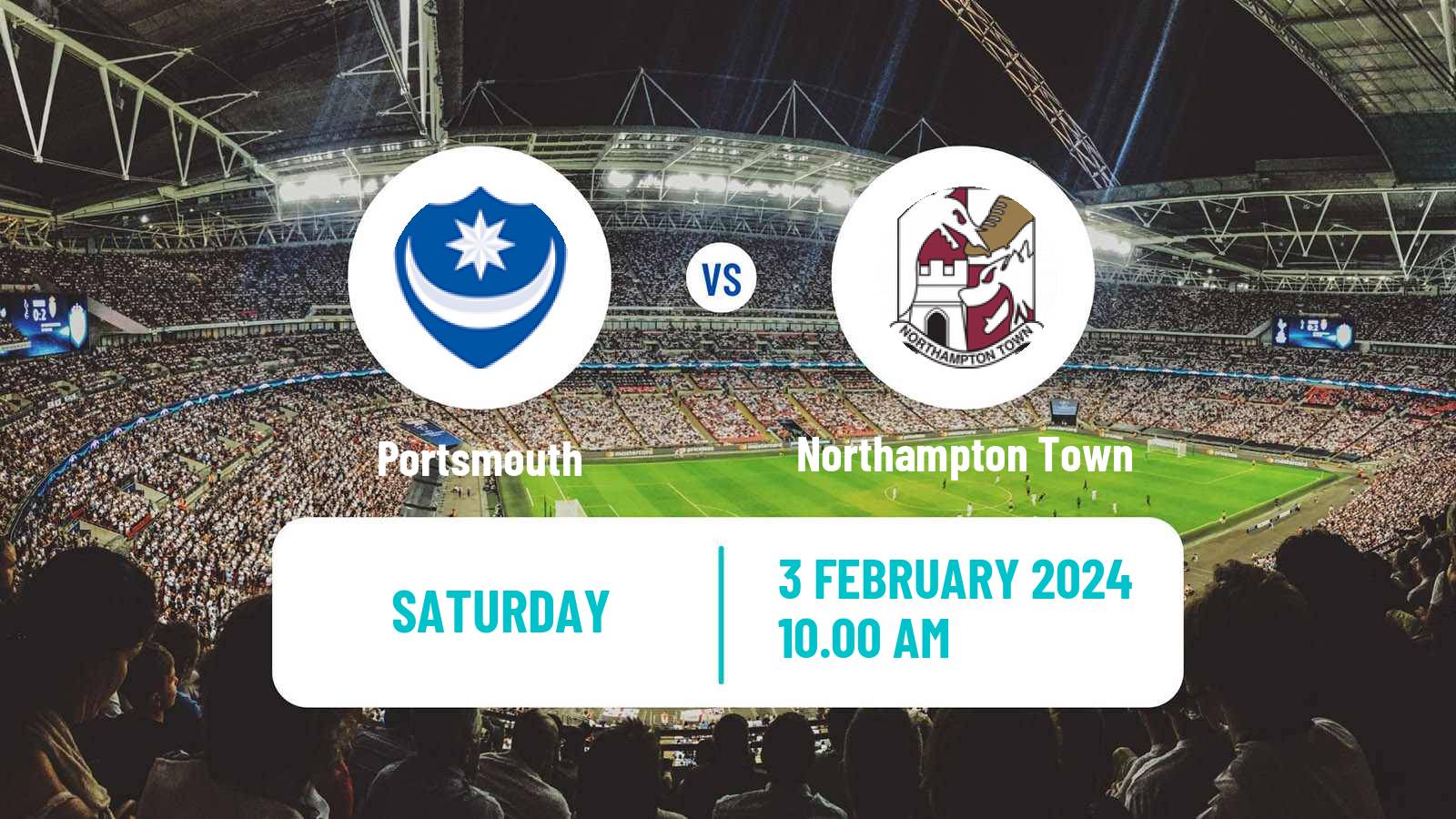 Soccer English League One Portsmouth - Northampton Town