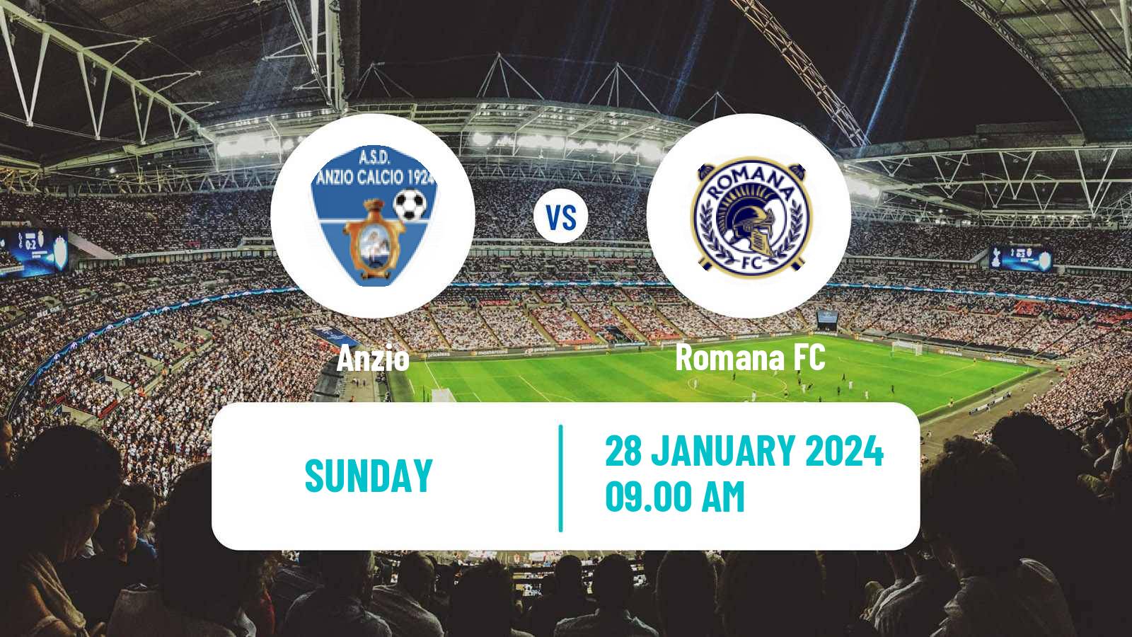 Soccer Italian Serie D - Group G Anzio - Romana