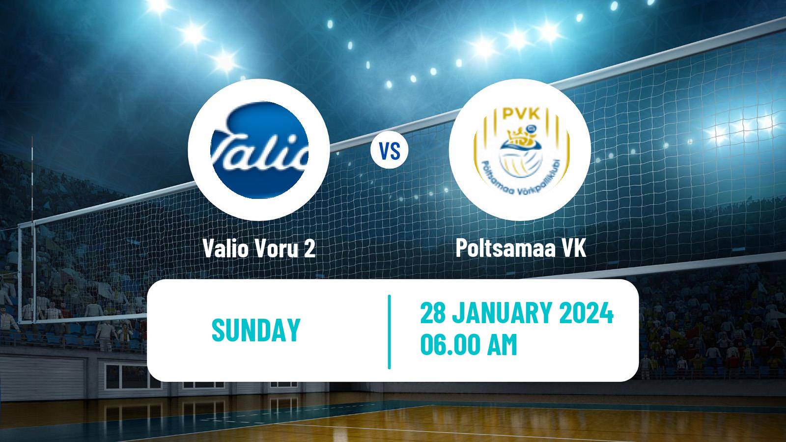Volleyball Estonian Esiliiga Volleyball Valio Voru 2 - Poltsamaa
