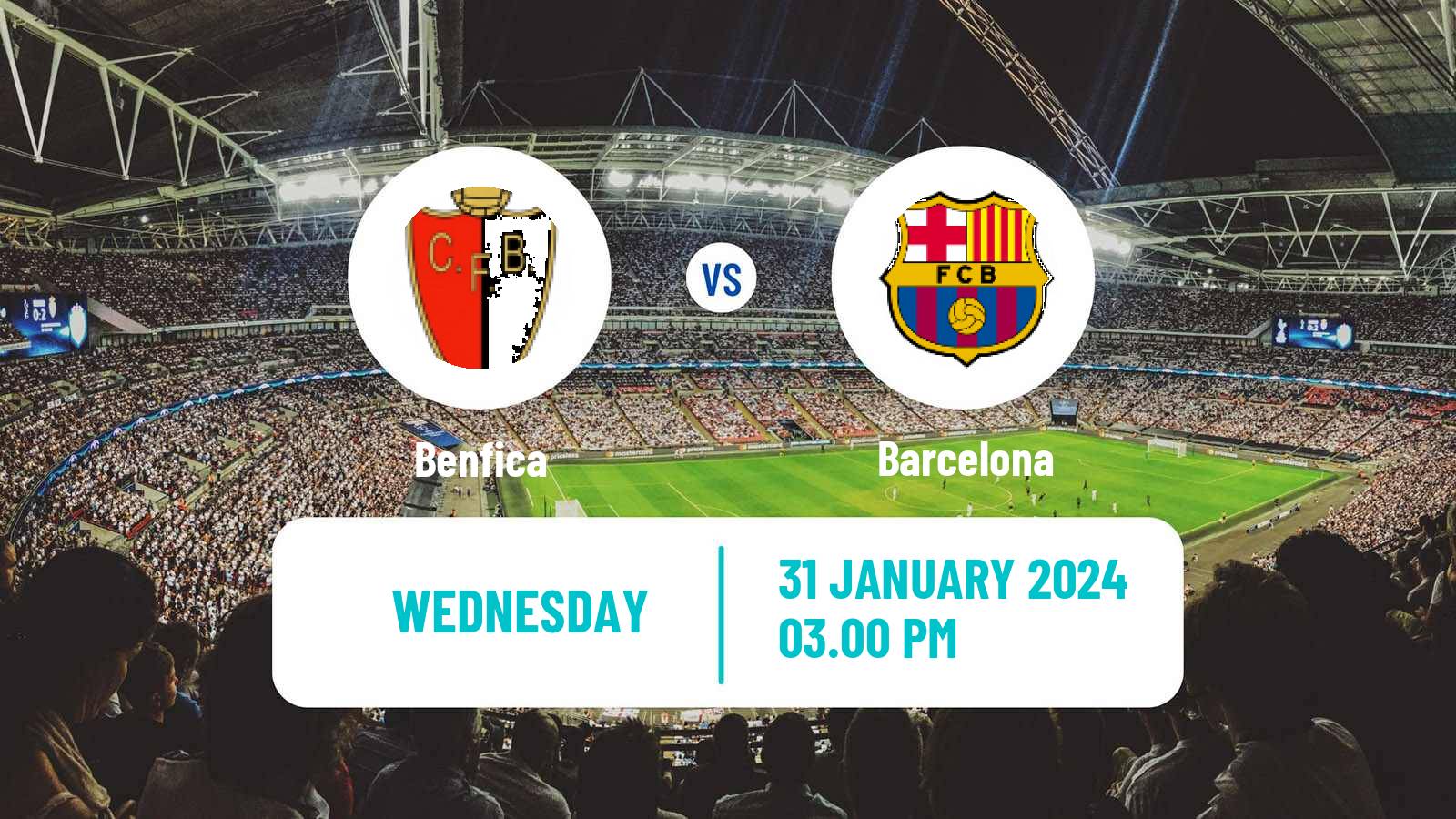 Soccer UEFA Champions League Women Benfica - Barcelona