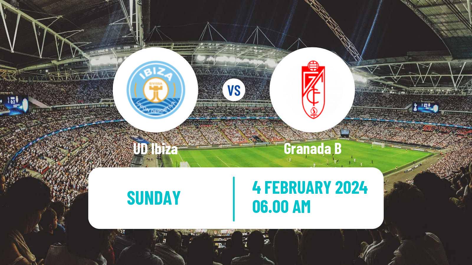 Soccer Spanish Primera RFEF Group 2 Ibiza - Granada B