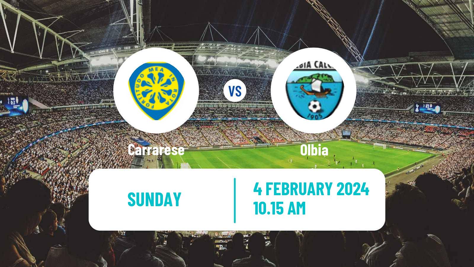 Soccer Italian Serie C Group B Carrarese - Olbia
