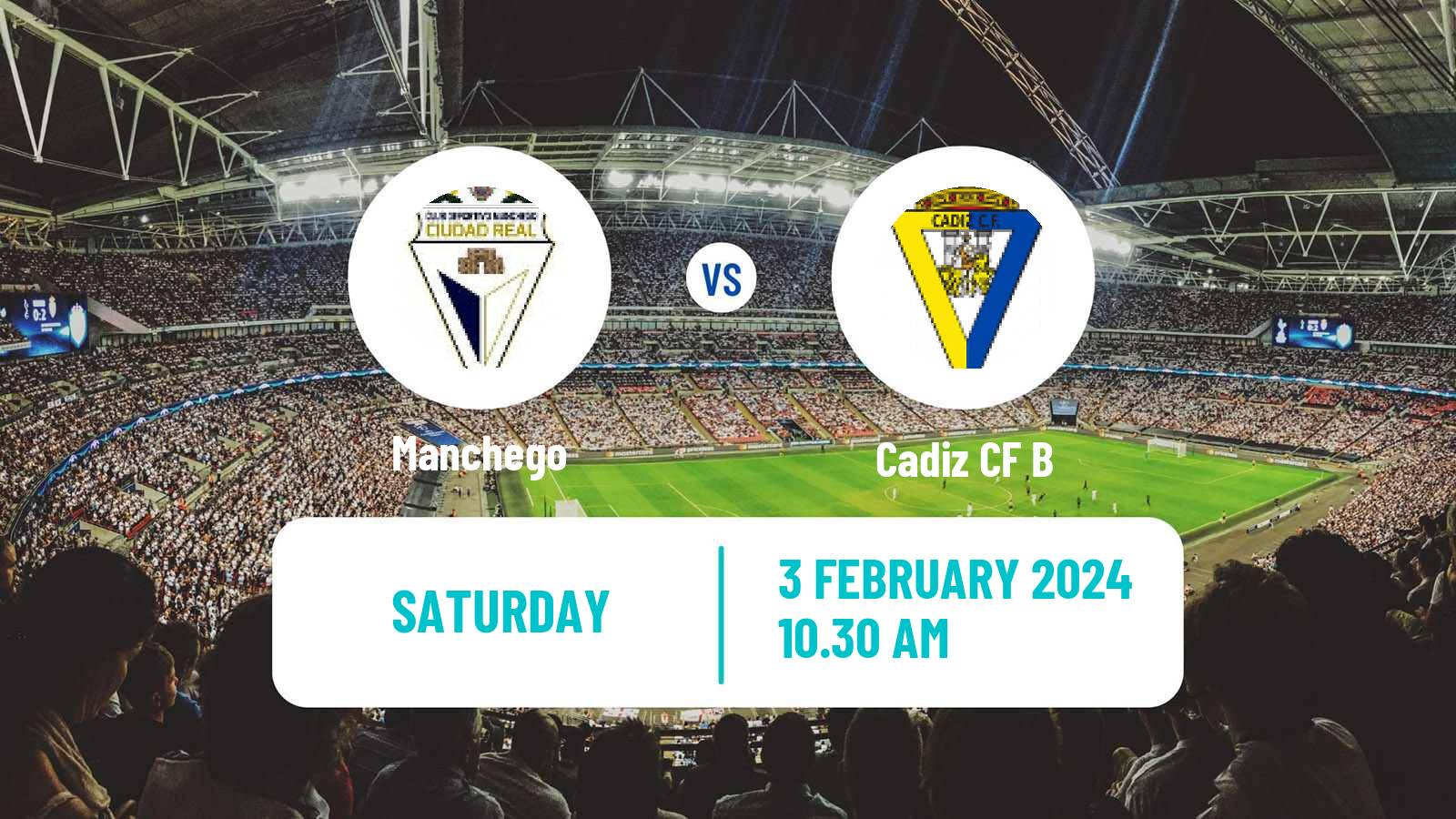 Soccer Spanish Segunda RFEF - Group 4 Manchego - Cadiz CF B