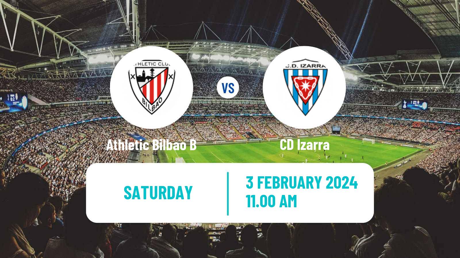 Soccer Spanish Segunda RFEF - Group 2 Athletic Bilbao B - Izarra