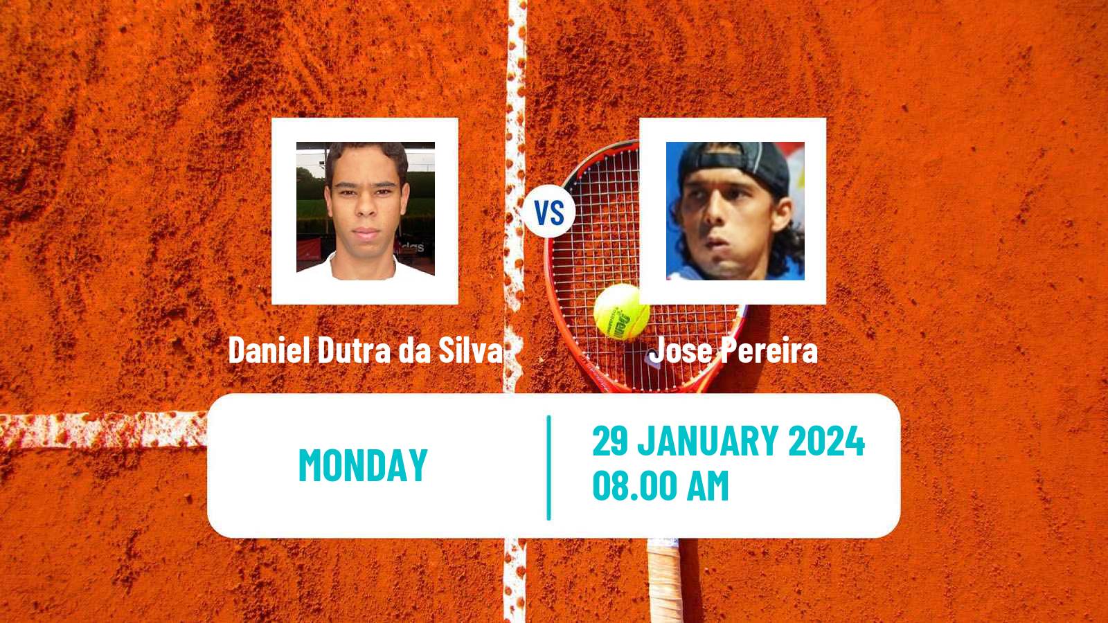 Tennis Piracicaba Challenger Men Daniel Dutra da Silva - Jose Pereira