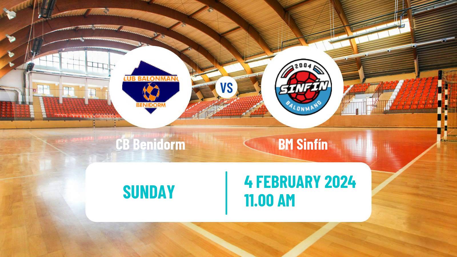 Handball Spanish Liga ASOBAL Benidorm - BM Sinfín