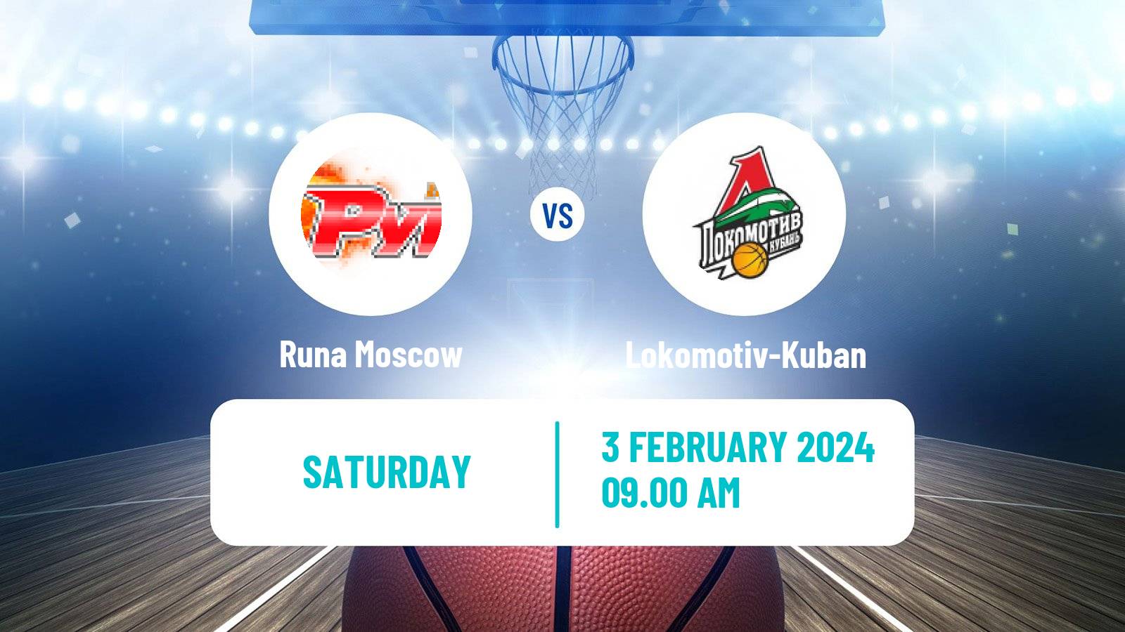 Basketball VTB United League Runa Moscow - Lokomotiv-Kuban