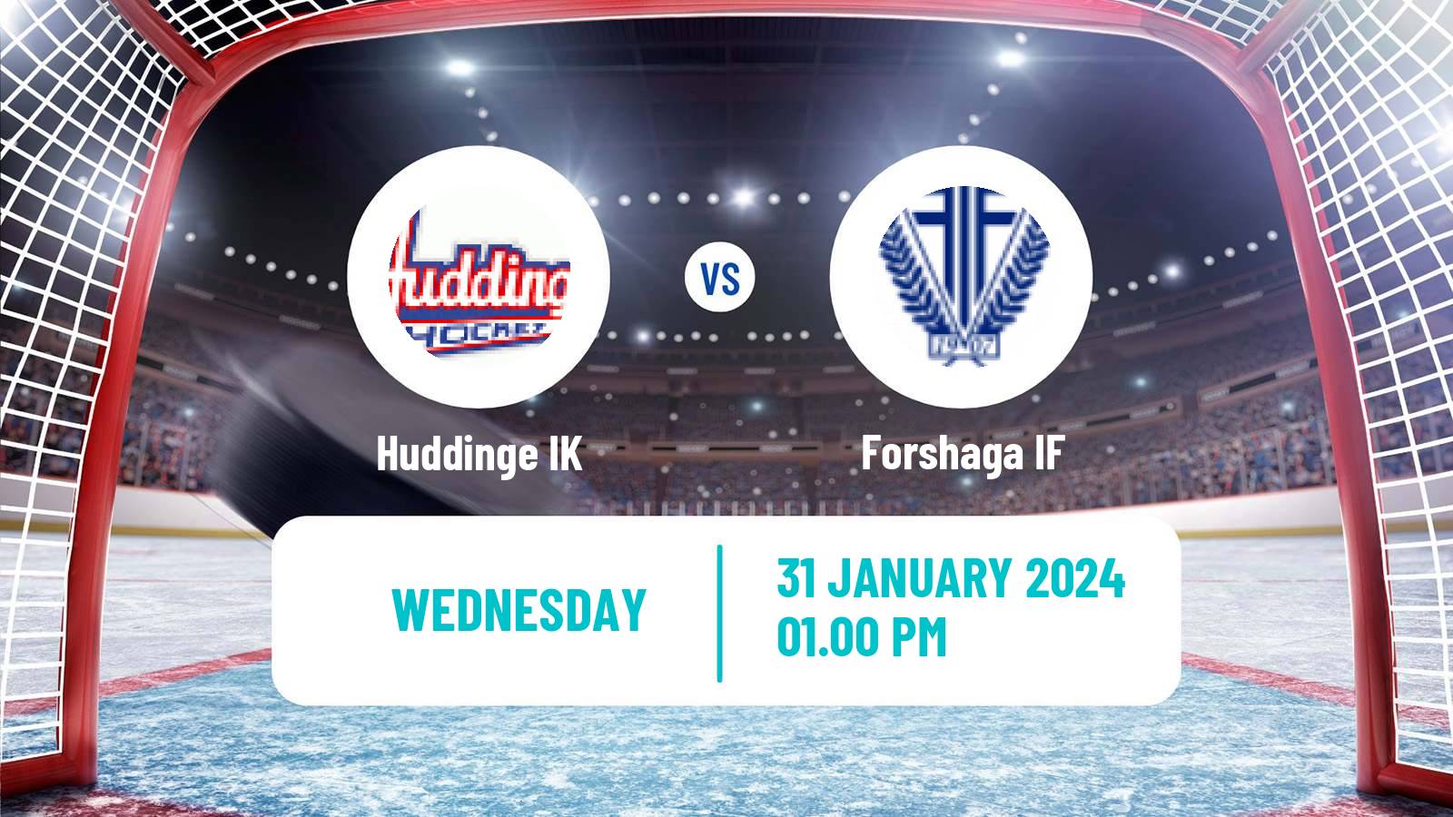 Hockey Swedish HockeyEttan Sodra Var Huddinge - Forshaga
