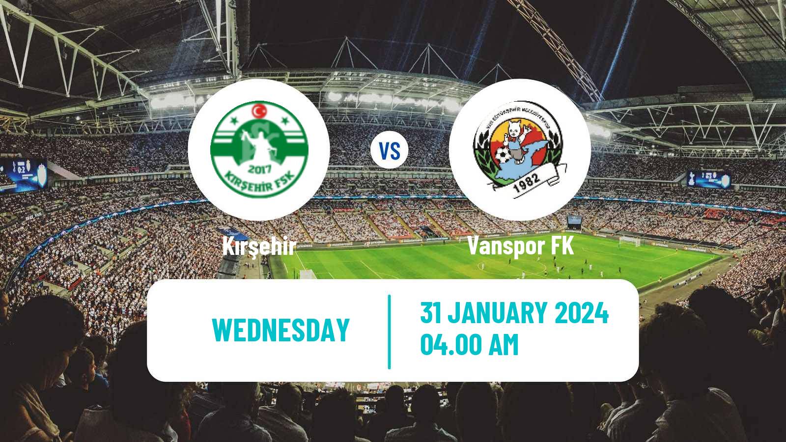 Soccer Turkish Second League White Group Kırşehir - Vanspor