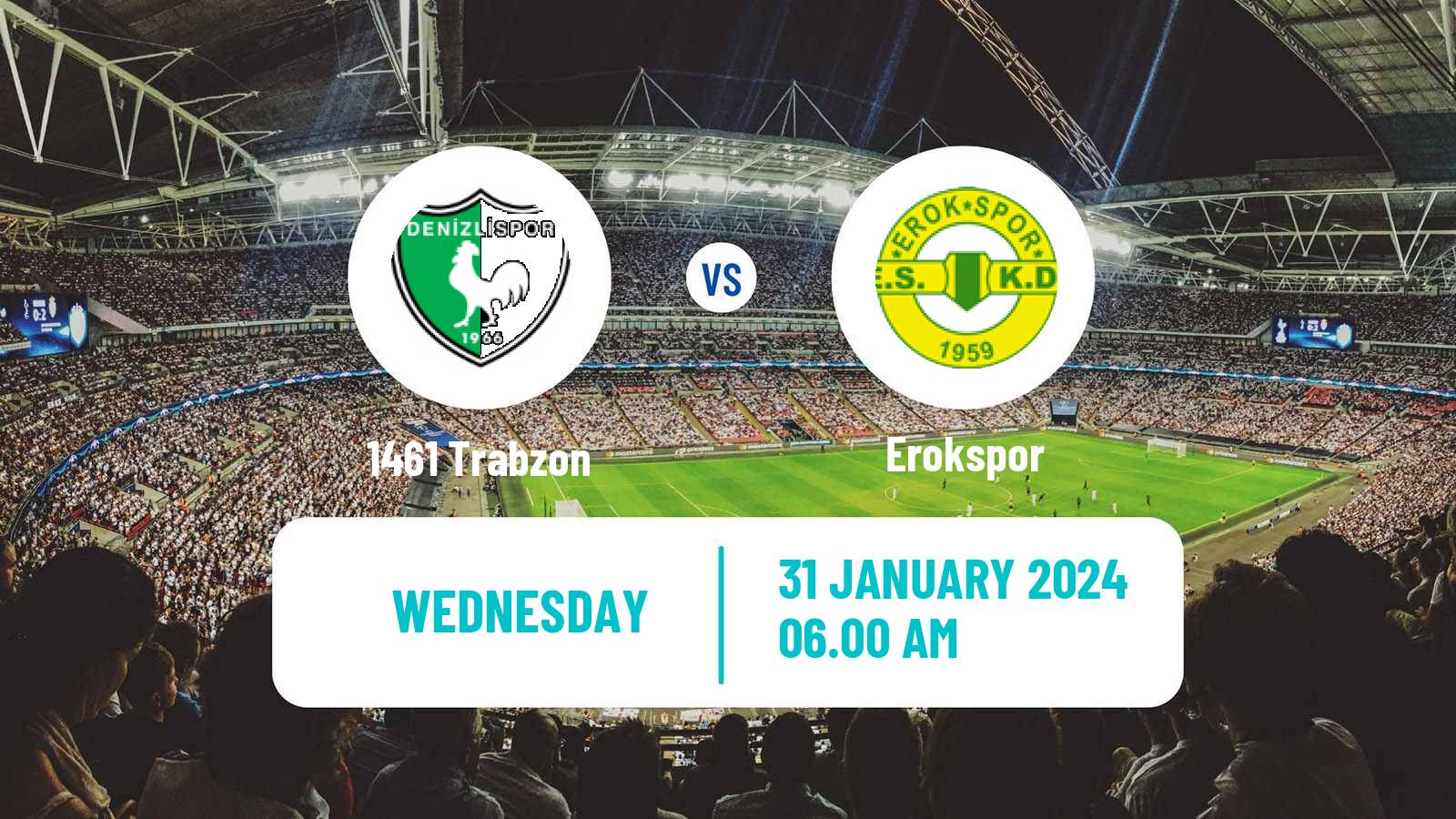 Soccer Turkish Second League White Group 1461 Trabzon - Erokspor