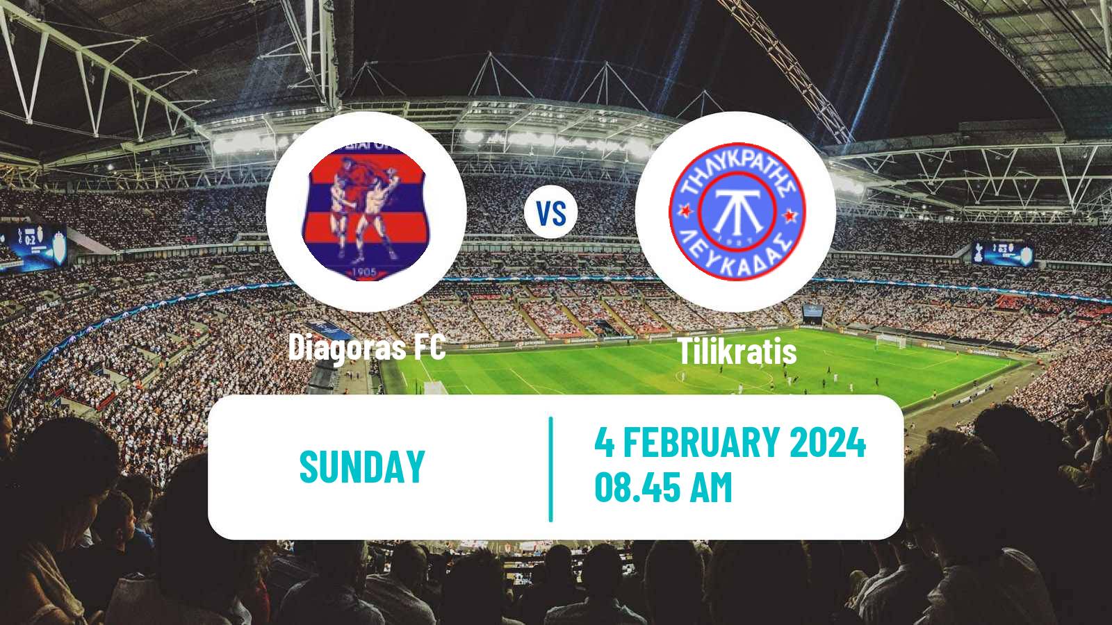 Soccer Greek Super League 2 Diagoras - Tilikratis