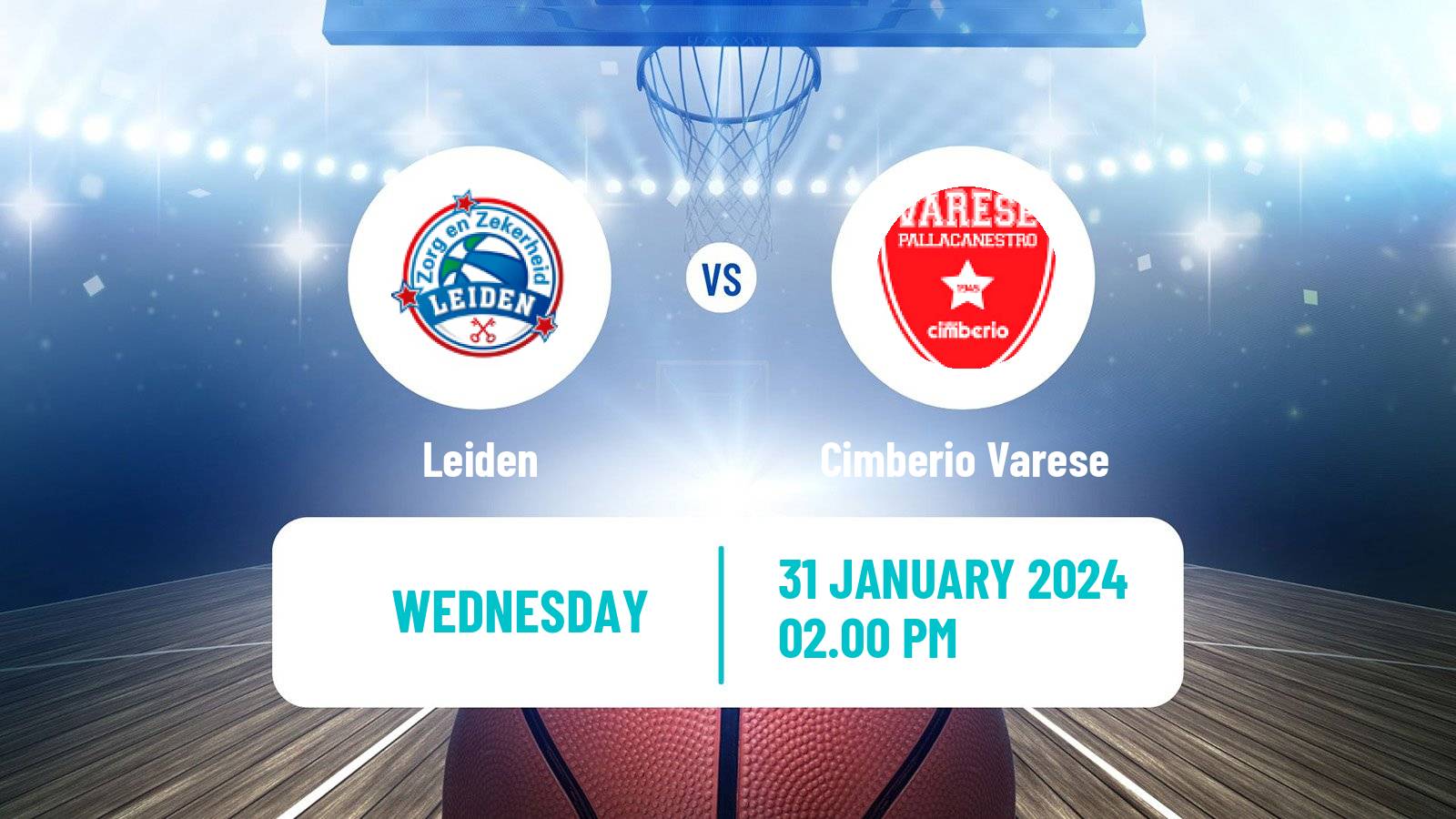 Basketball FIBA Europe Cup Leiden - Varese