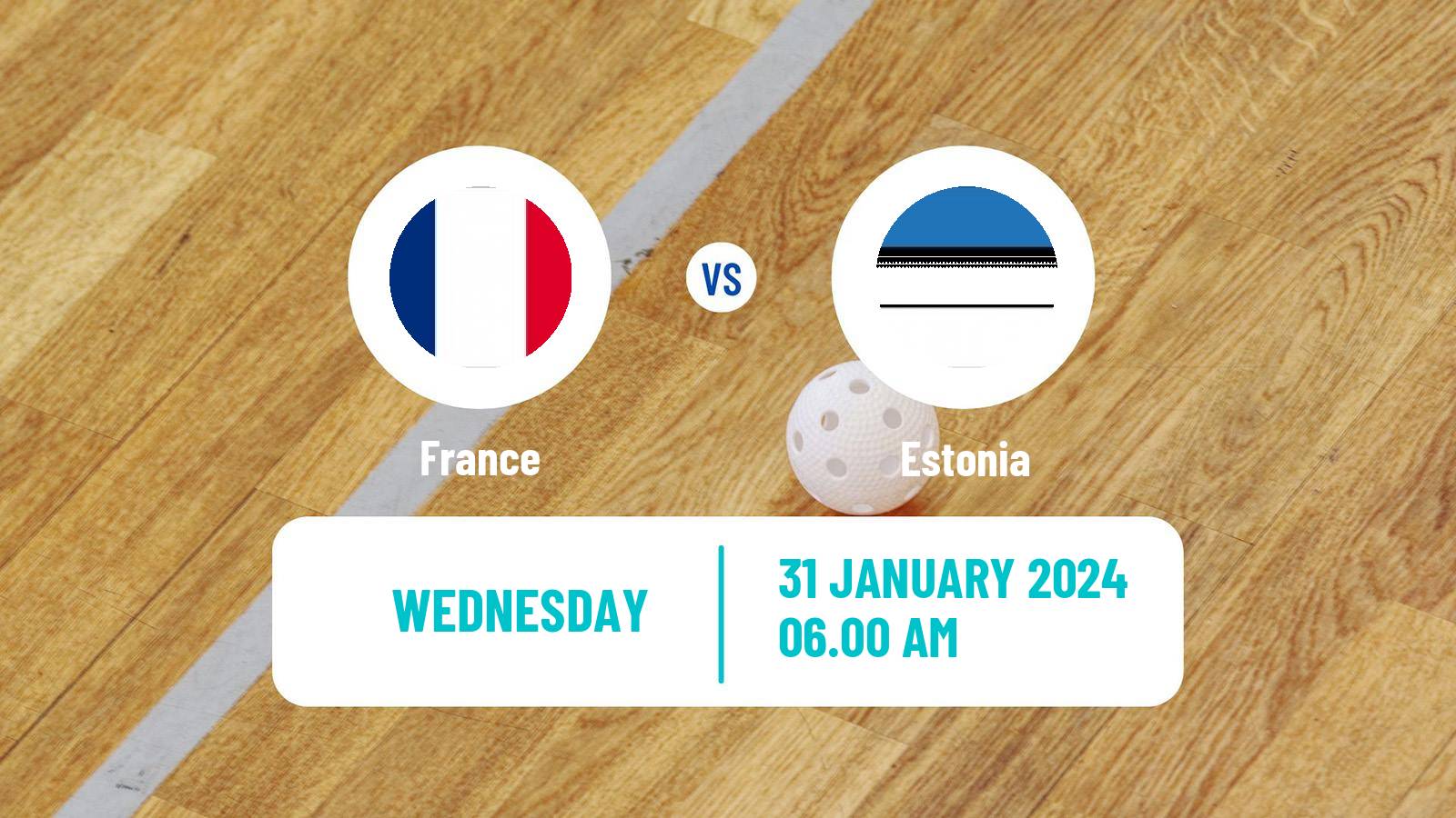 Floorball World Championship Floorball France - Estonia