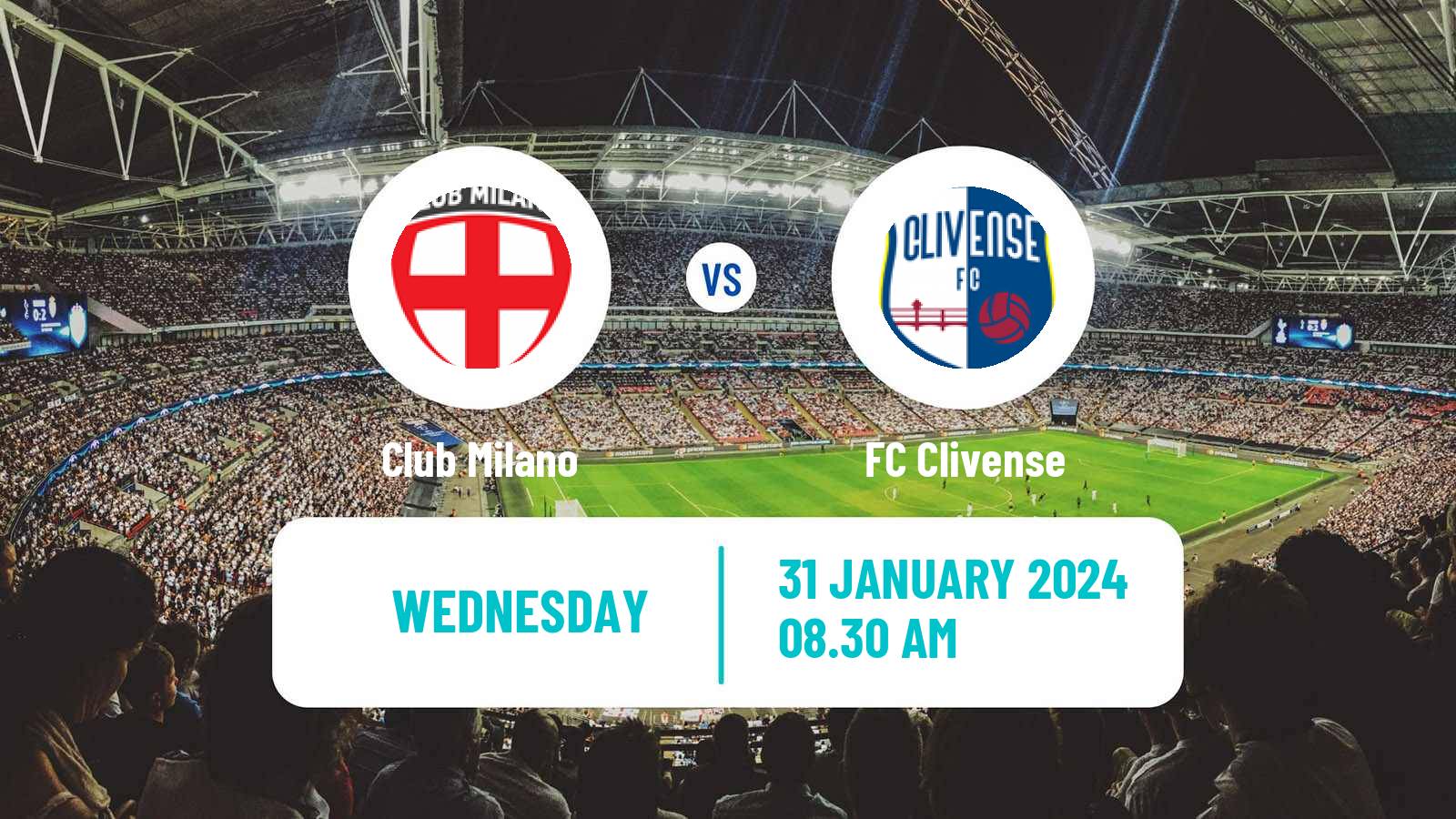 Soccer Italian Serie D - Group B Club Milano - Clivense