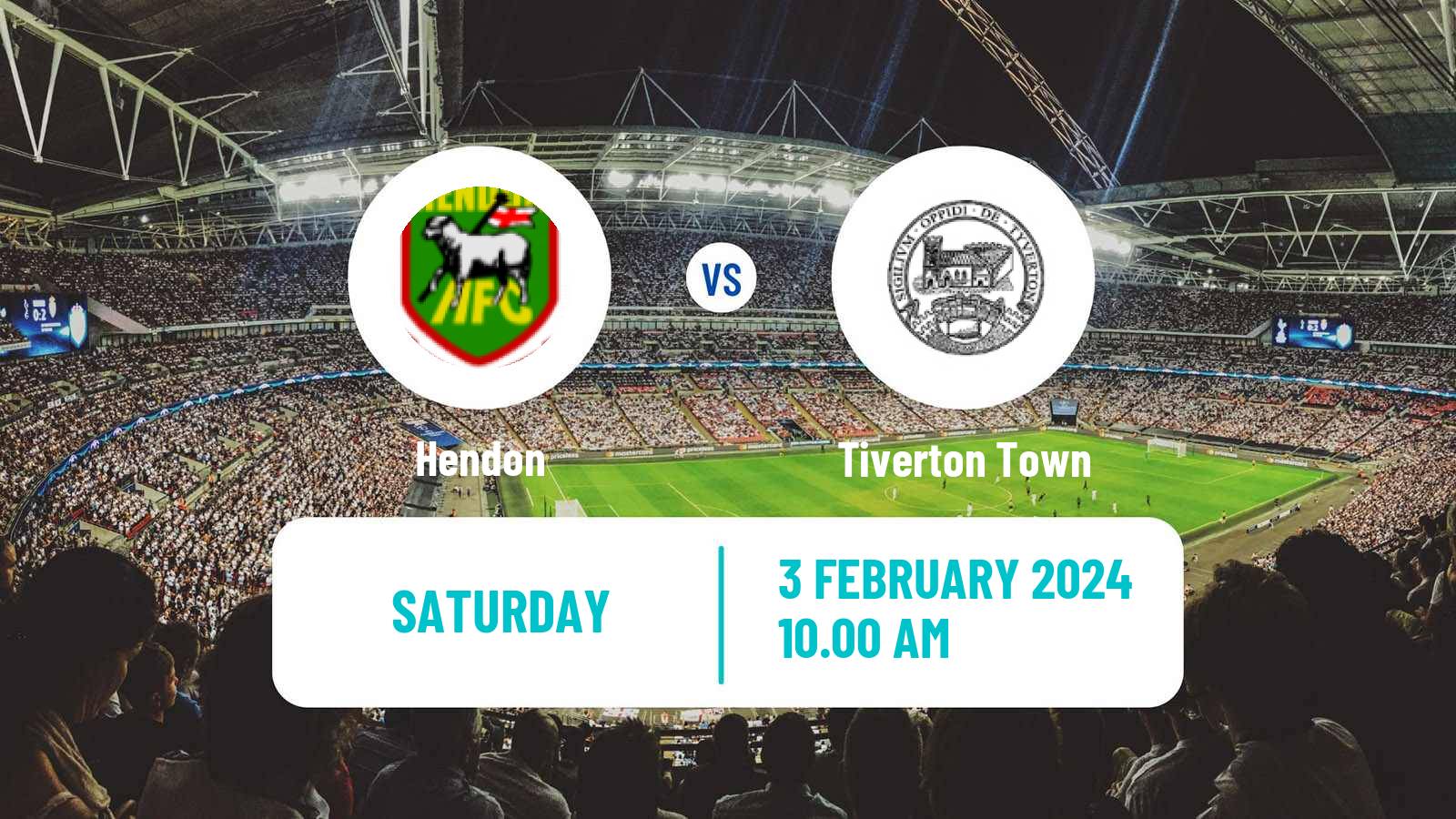 Soccer English Southern League South Division Hendon - Tiverton Town