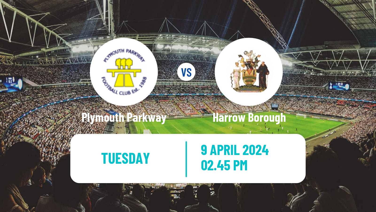 Soccer English Southern League South Division Plymouth Parkway - Harrow Borough