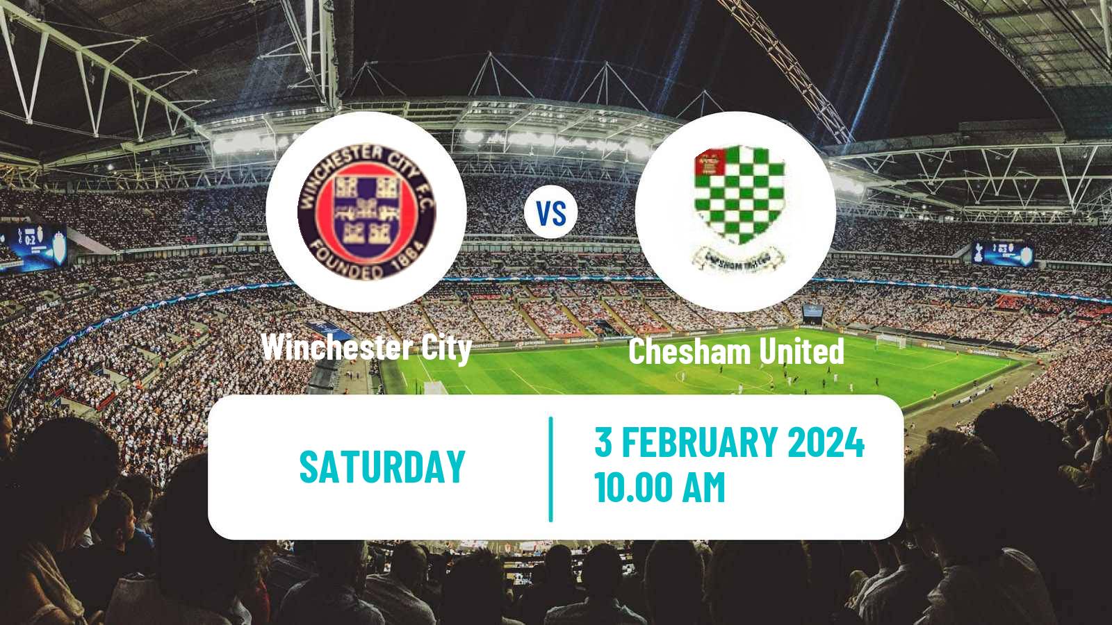 Soccer English Southern League South Division Winchester City - Chesham United