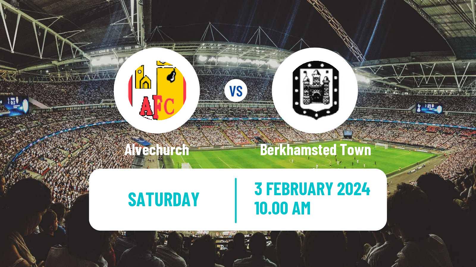 Soccer English Southern League Central Division Alvechurch - Berkhamsted Town