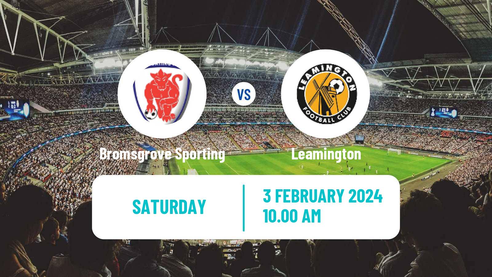 Soccer English Southern League Central Division Bromsgrove Sporting - Leamington
