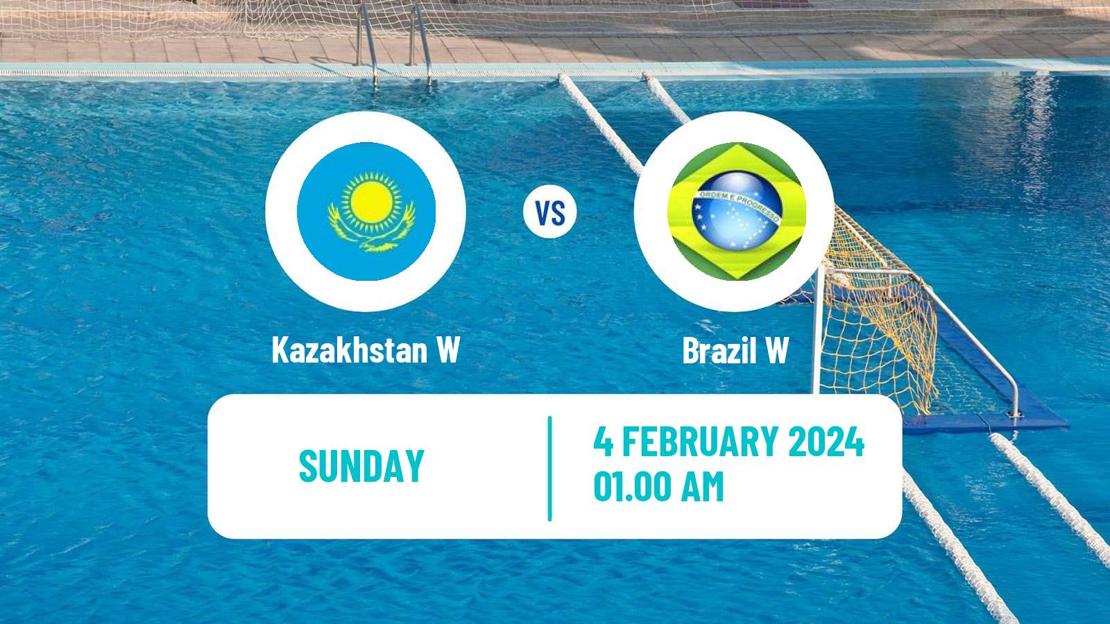 Water polo World Championship Water Polo Women Kazakhstan W - Brazil W
