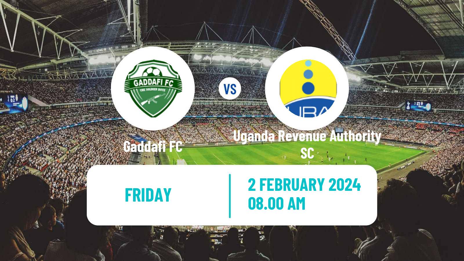Soccer Ugandan Super League Gaddafi - Uganda Revenue Authority SC