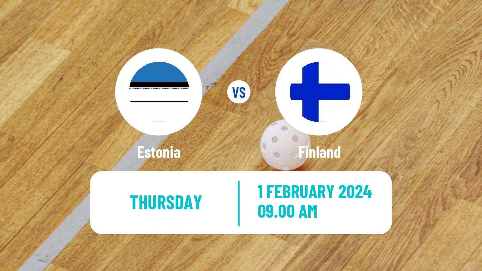 Floorball World Championship Floorball Estonia - Finland