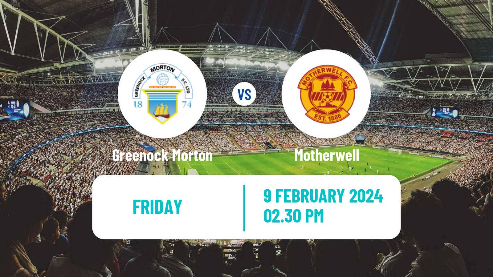 Soccer Scottish Cup Greenock Morton - Motherwell