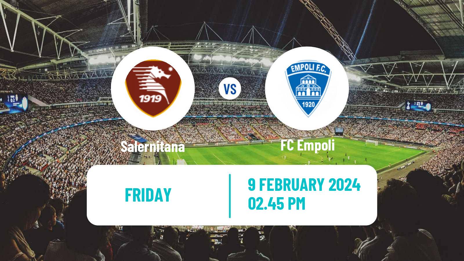 Soccer Italian Serie A Salernitana - Empoli