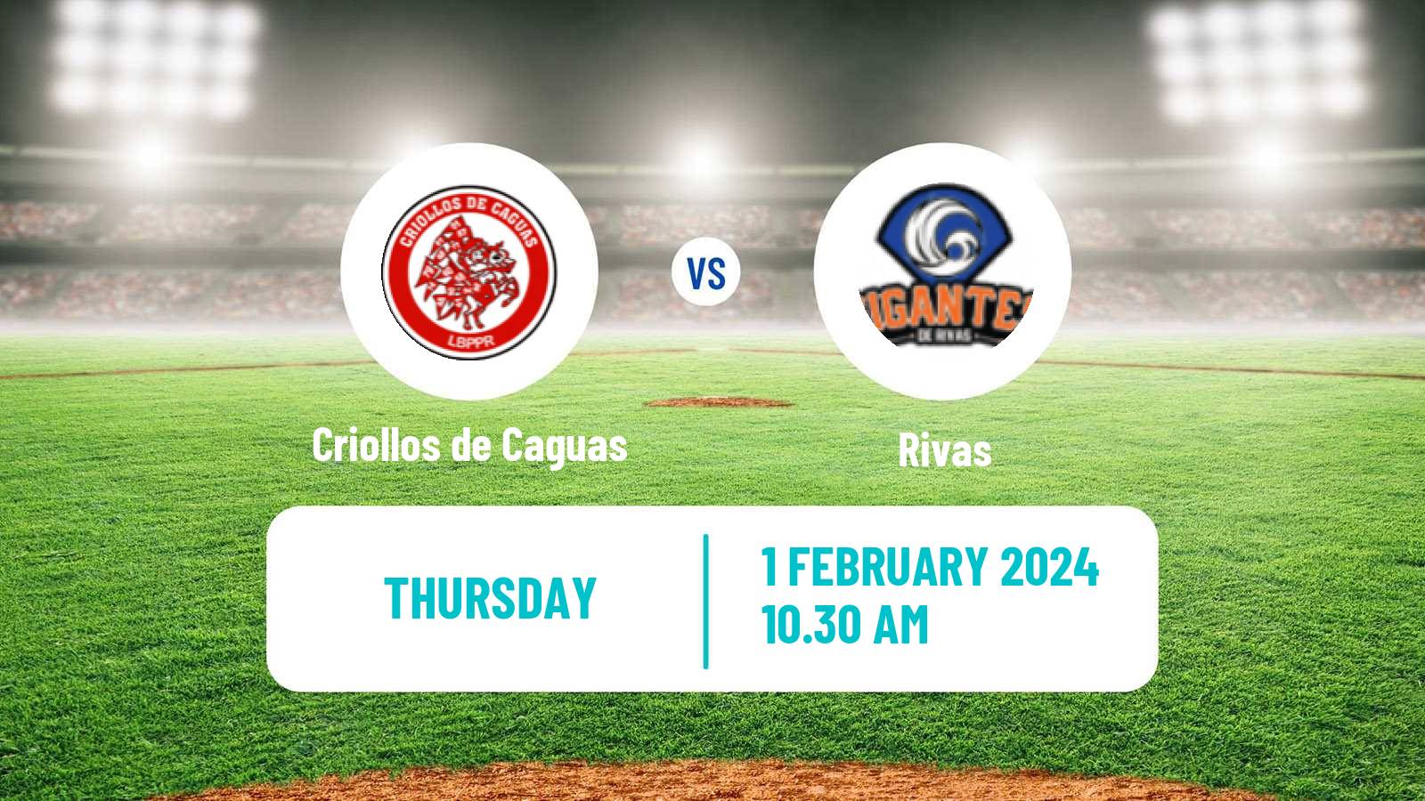 Baseball Baseball Caribbean Series Criollos de Caguas - Rivas
