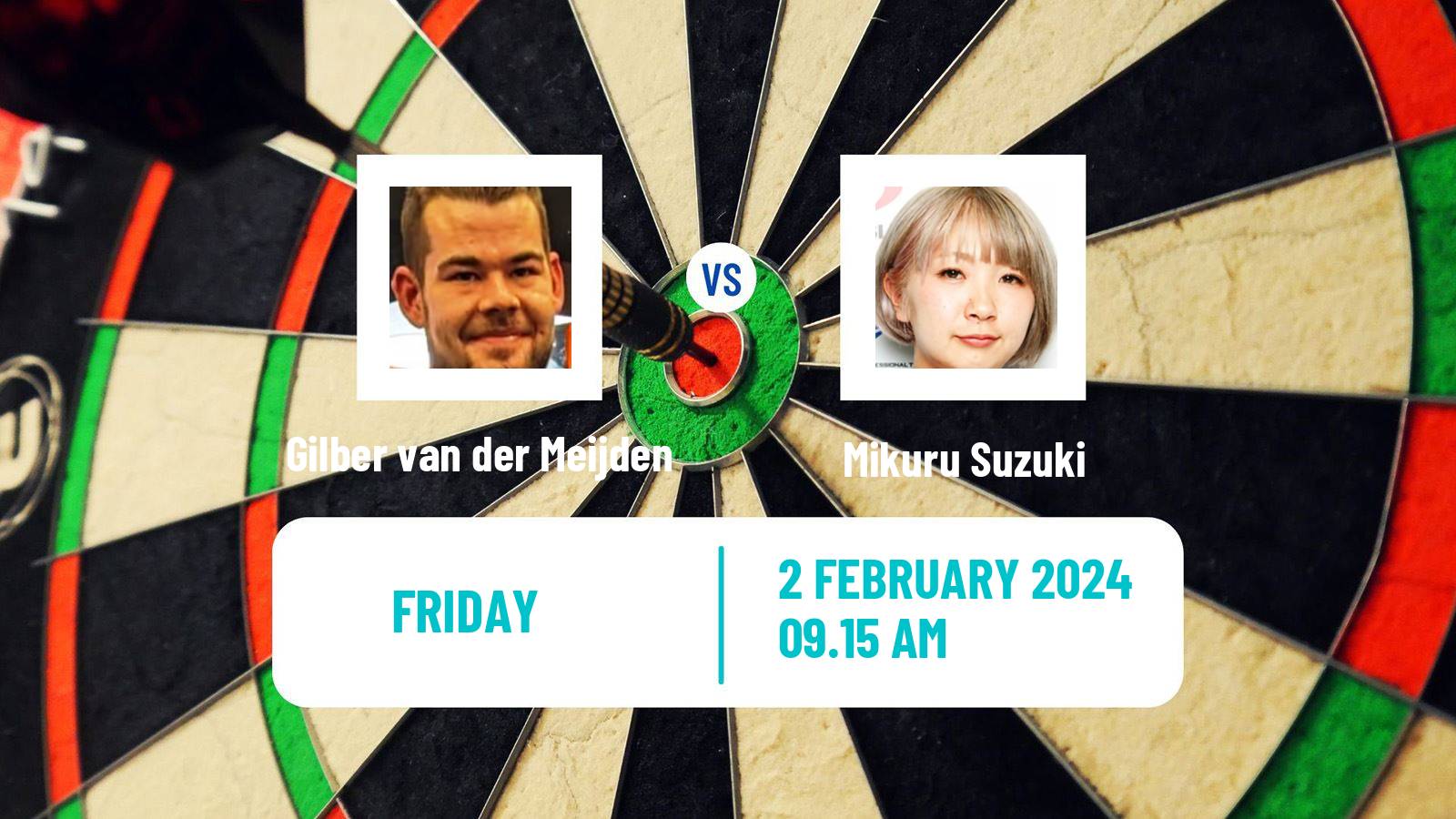 Darts Modus Super Series Gilber van der Meijden - Mikuru Suzuki