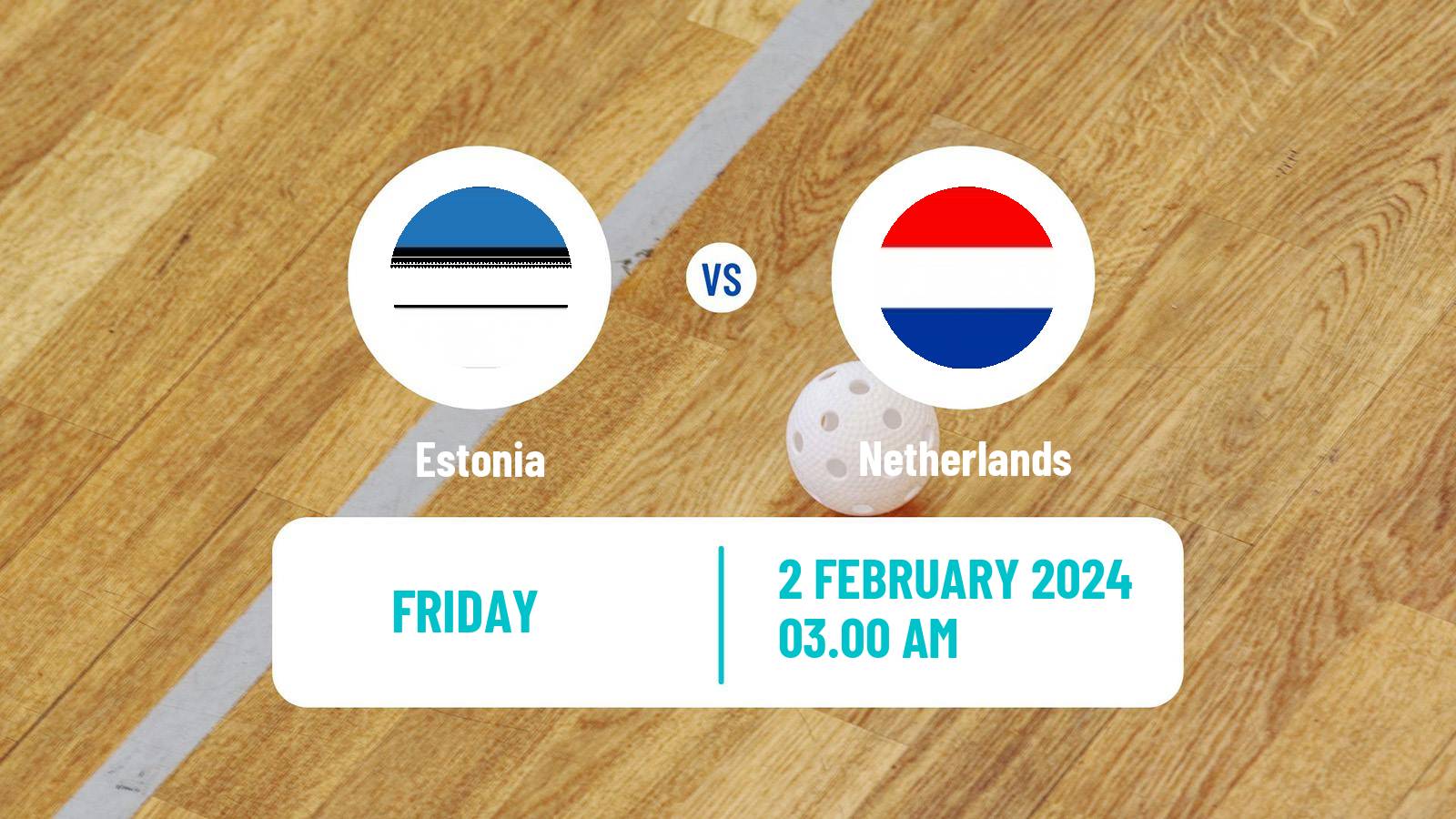 Floorball World Championship Floorball Estonia - Netherlands