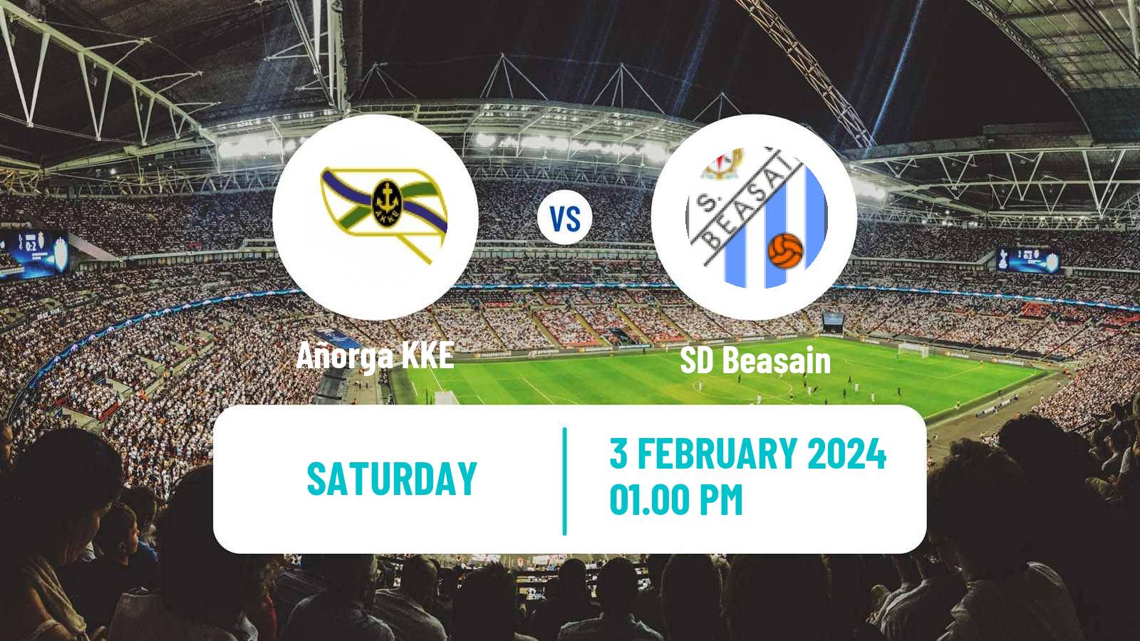 Soccer Spanish Tercera RFEF - Group 4 Añorga - Beasain