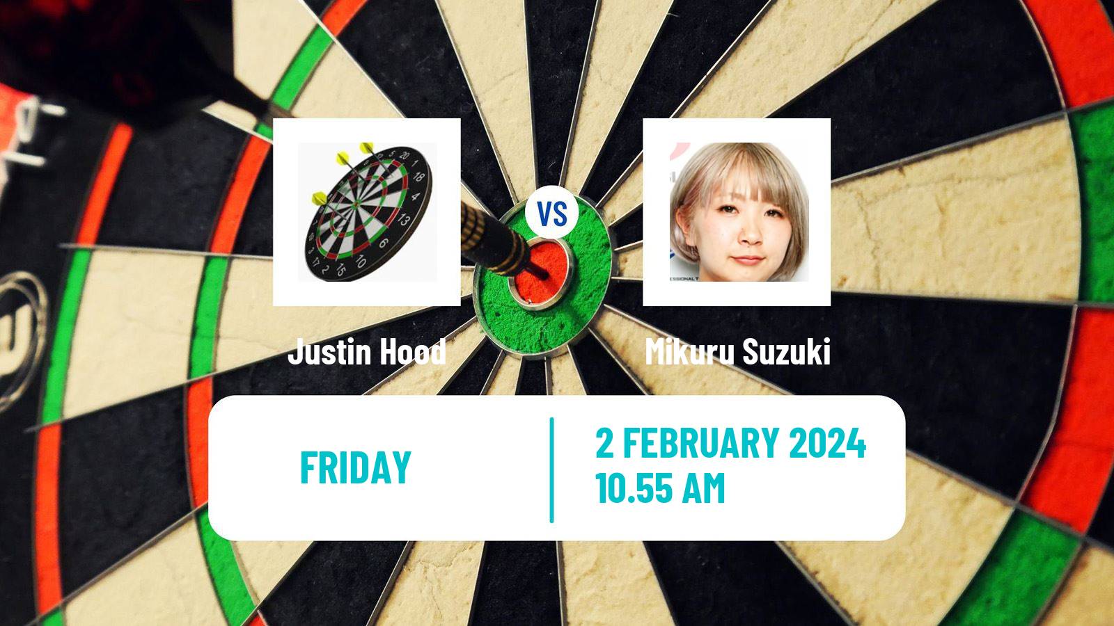 Darts Modus Super Series Justin Hood - Mikuru Suzuki
