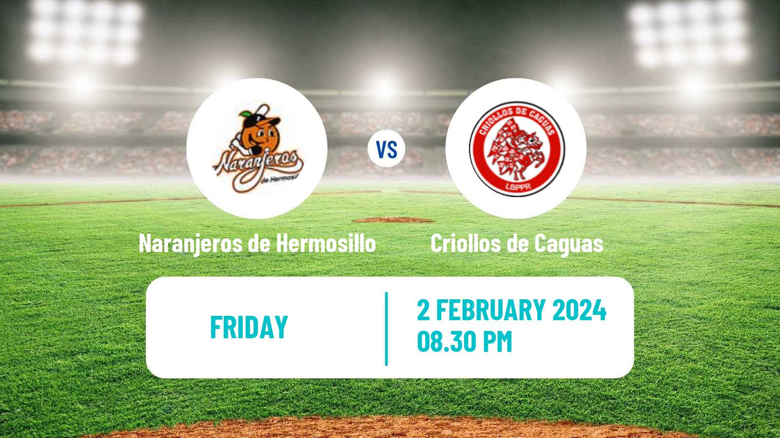 Baseball Baseball Caribbean Series Naranjeros de Hermosillo - Criollos de Caguas