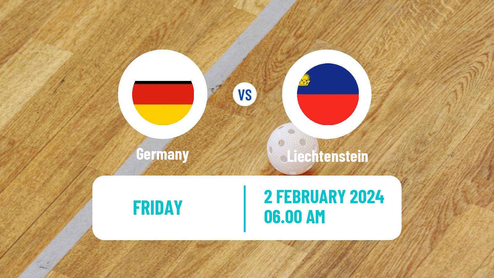 Floorball World Championship Floorball Germany - Liechtenstein