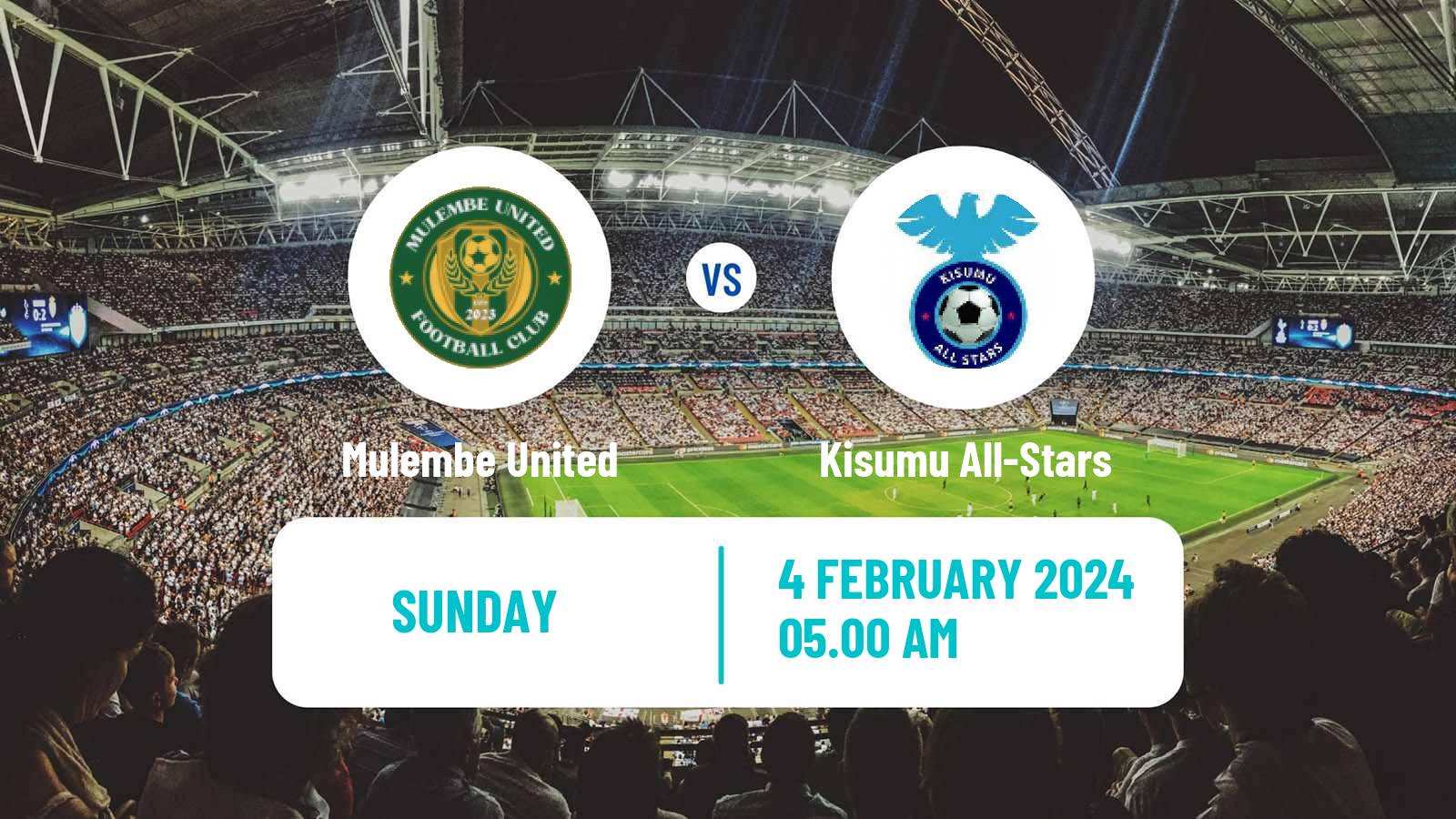 Soccer Kenyan Super League Mulembe United - Kisumu All-Stars