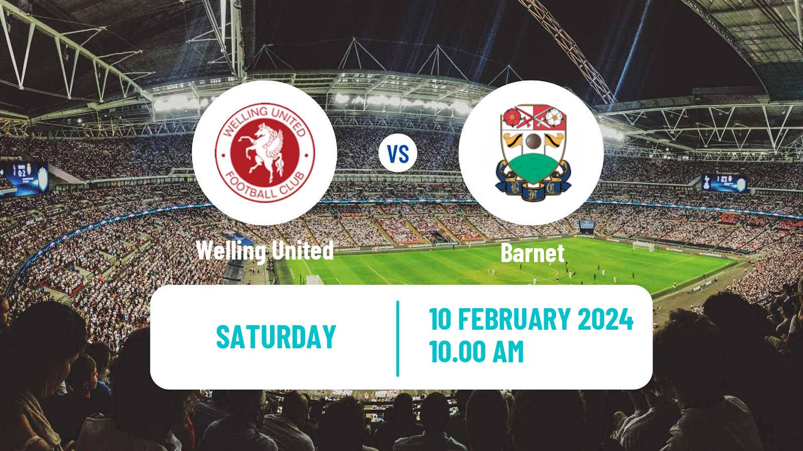 Soccer English FA Trophy Welling United - Barnet
