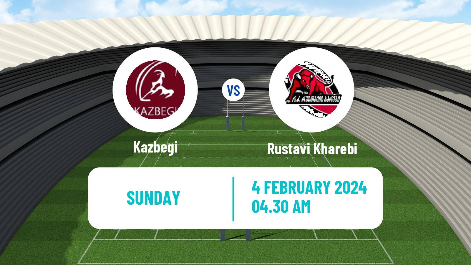 Rugby union Georgian Didi 10 Kazbegi - Rustavi Kharebi