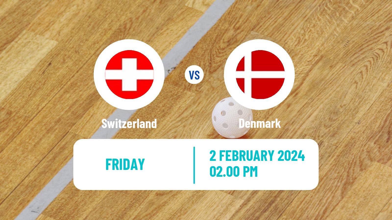 Floorball World Championship Floorball Switzerland - Denmark