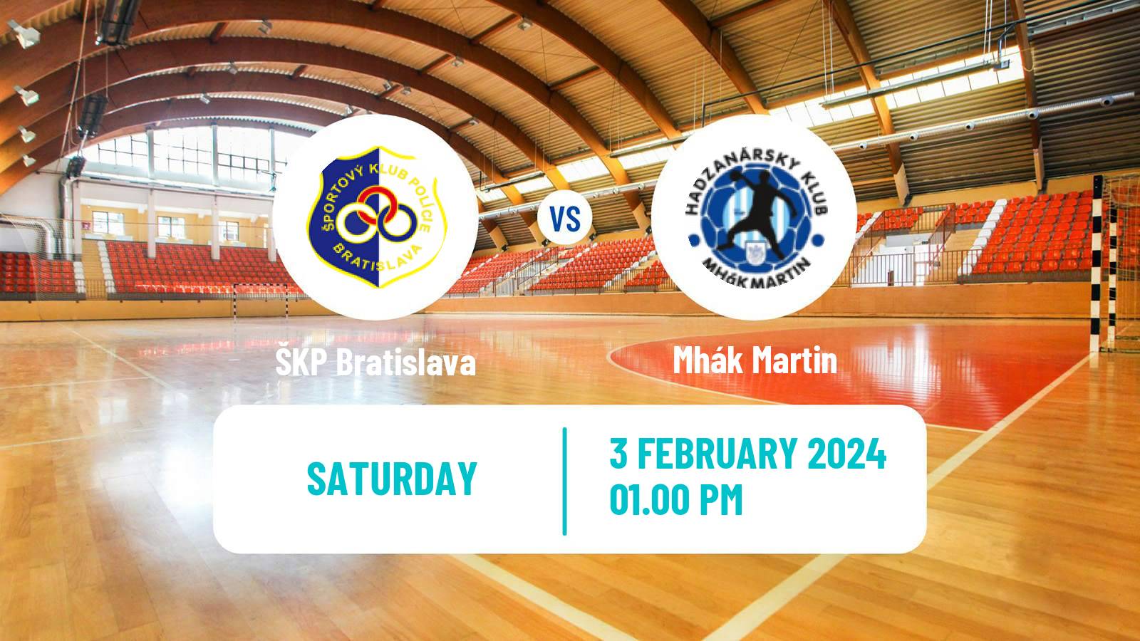Handball Slovak Extraliga Handball ŠKP Bratislava - Martin